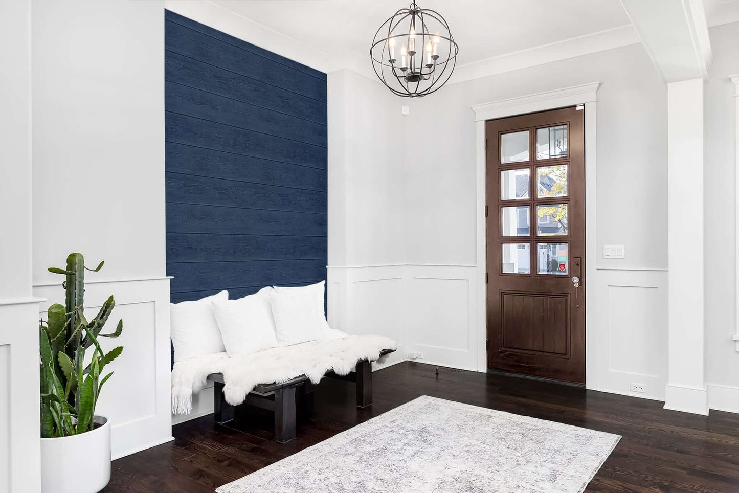 Stacy Garcia Home Shiplap Peel & Stick Wallpaper - Blue