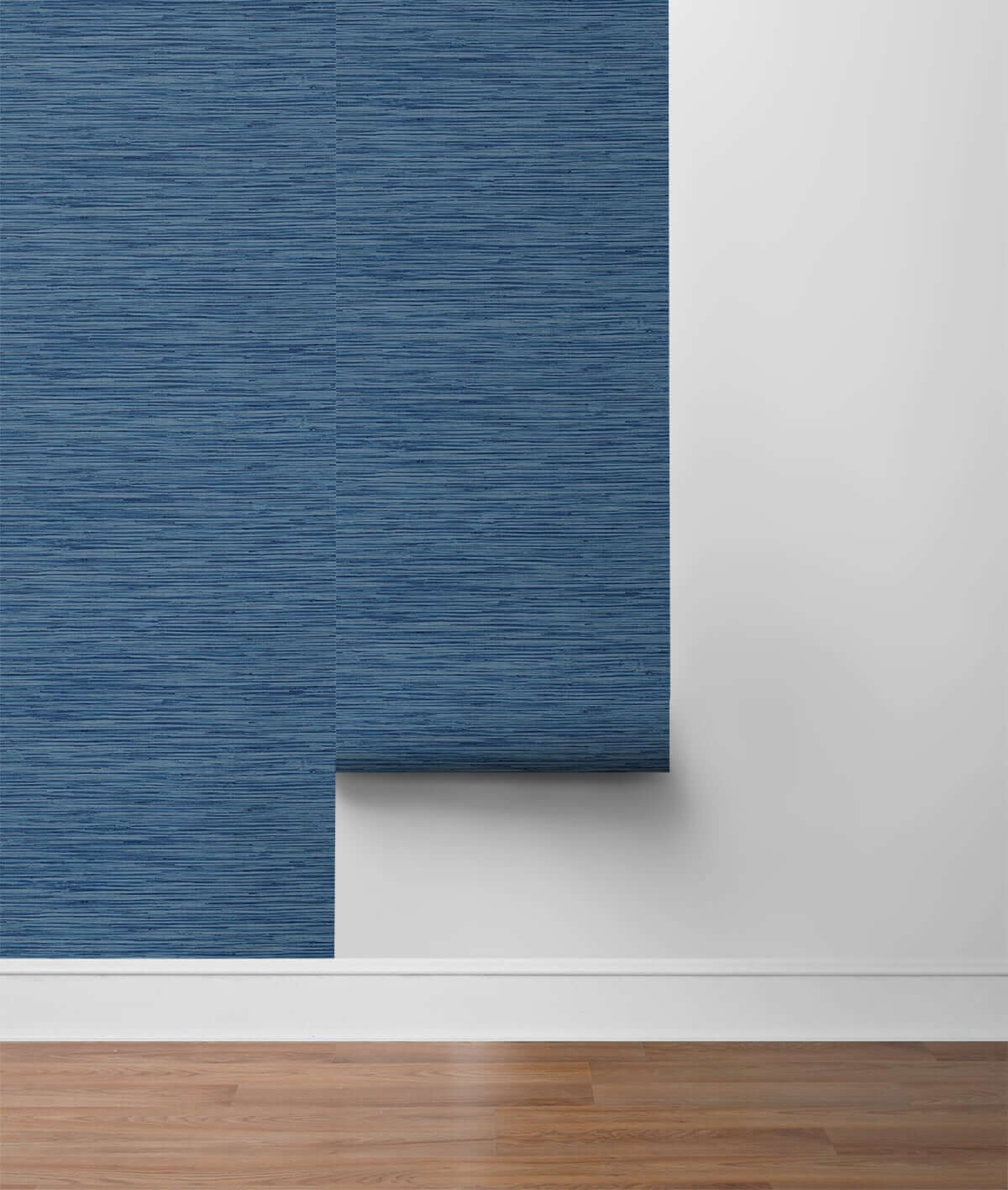 Stacy Garcia Home Faux Grasscloth Peel & Stick Wallpaper Sample - Blue