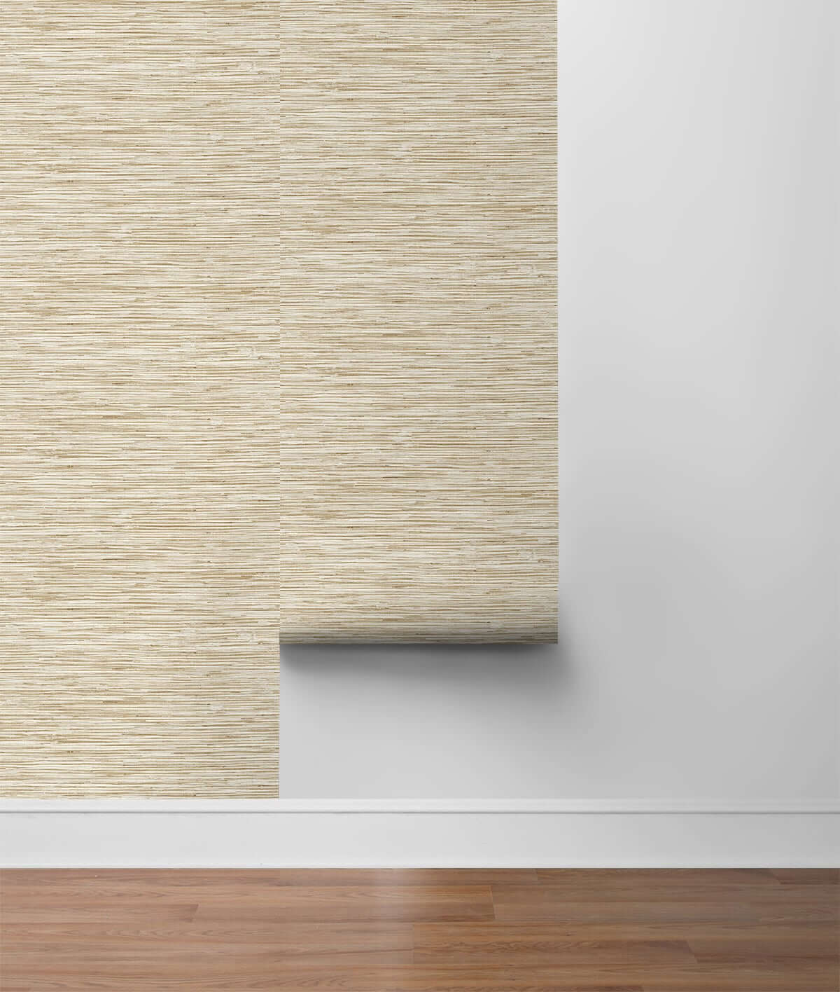Stacy Garcia Home Faux Grasscloth Peel & Stick Wallpaper Sample - Beige