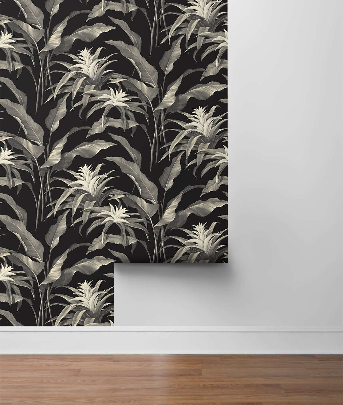 Stacy Garcia Home Palma Peel & Stick Wallpaper Sample - Black