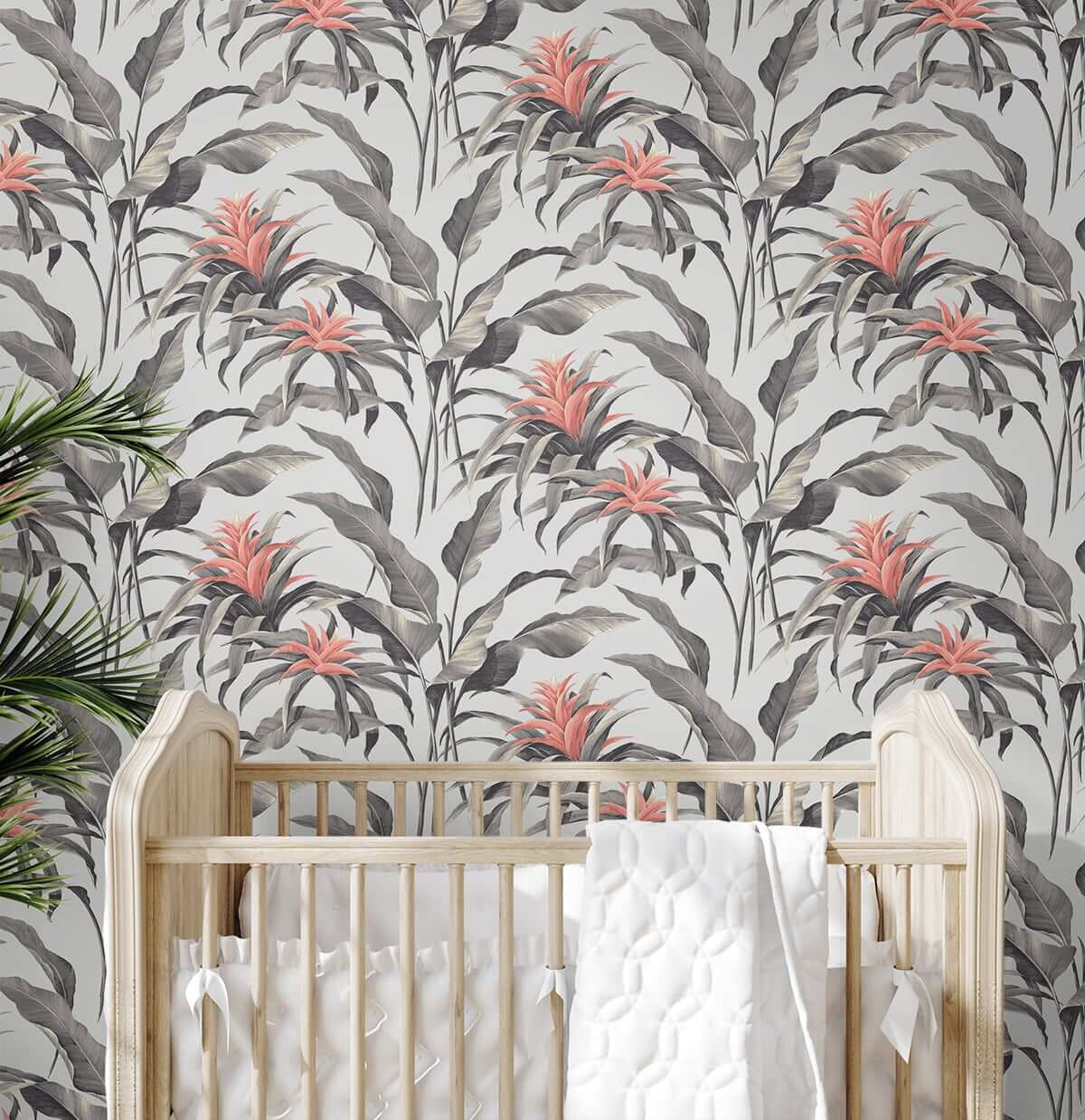 Stacy Garcia Home Palma Peel & Stick Wallpaper Sample - Silver