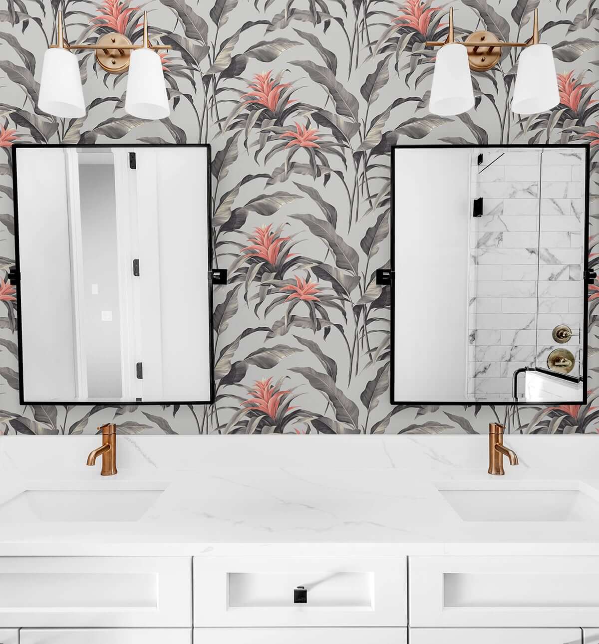 Stacy Garcia Home Palma Peel & Stick Wallpaper Sample - Silver