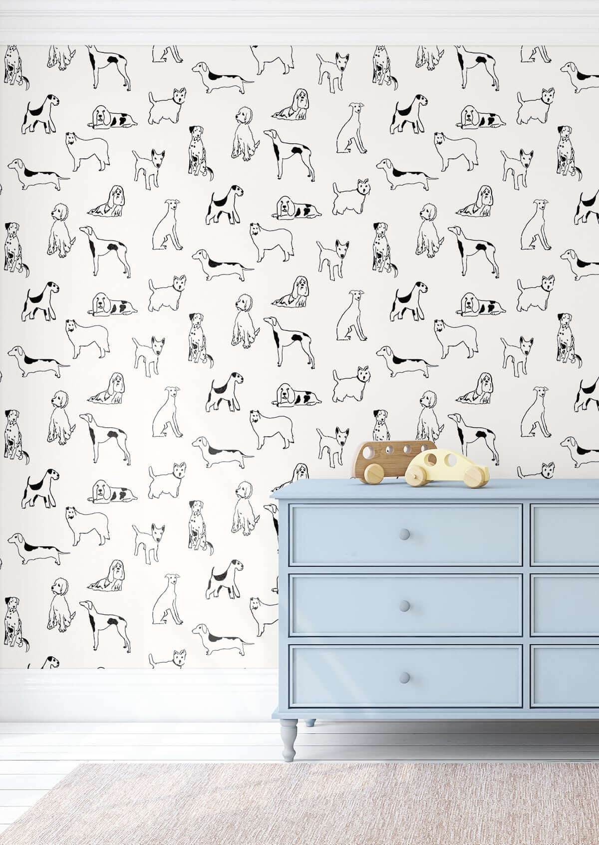 Stacy Garcia Home Best in Show Peel & Stick Wallpaper Sample - Black