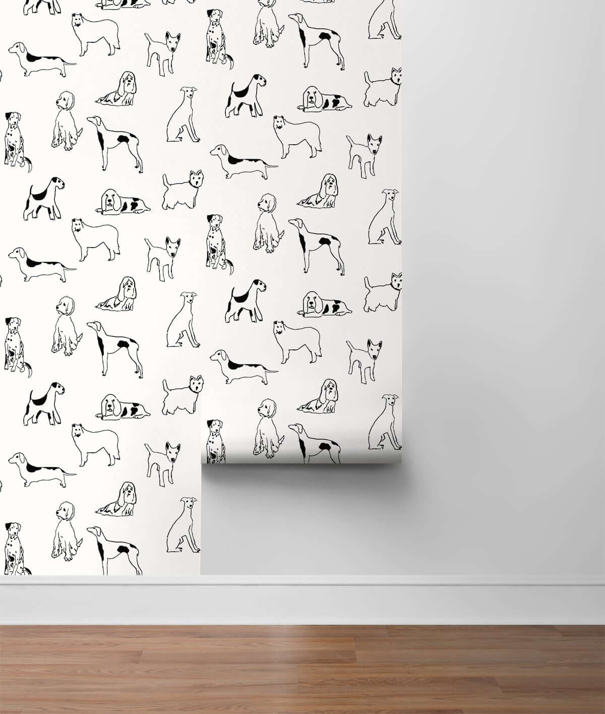 Stacy Garcia Home Best in Show Peel & Stick Wallpaper Sample - Black
