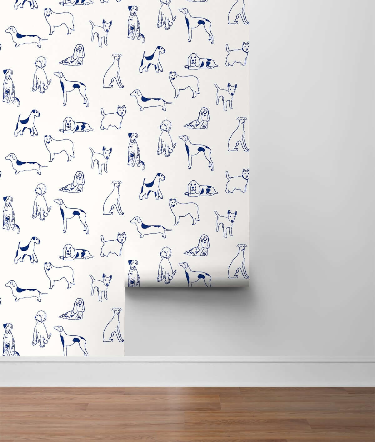 Stacy Garcia Home Best in Show Peel & Stick Wallpaper Sample - Blue