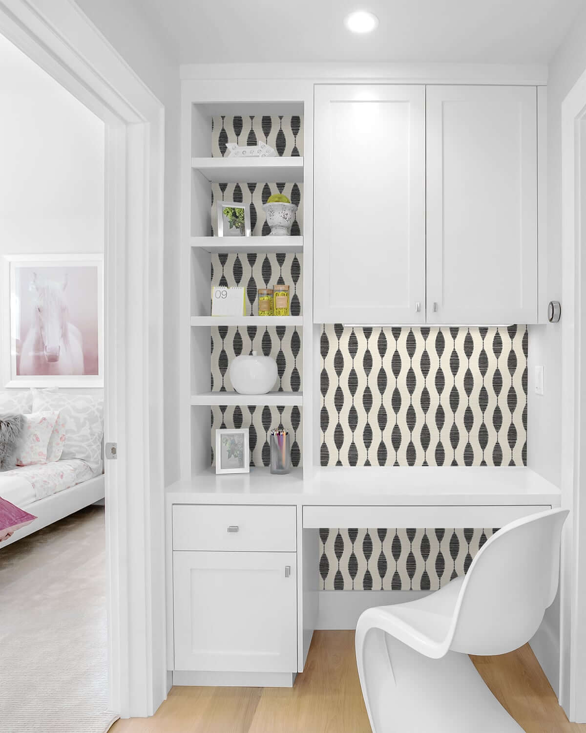 Stacy Garcia Home Ditto Peel & Stick Wallpaper Sample - Black