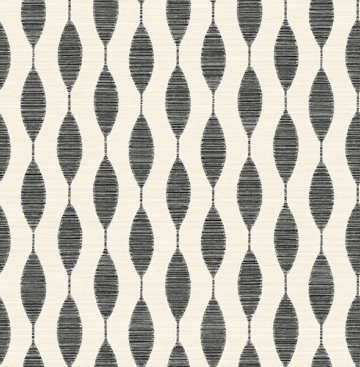 Stacy Garcia Home Ditto Peel & Stick Wallpaper Sample - Black