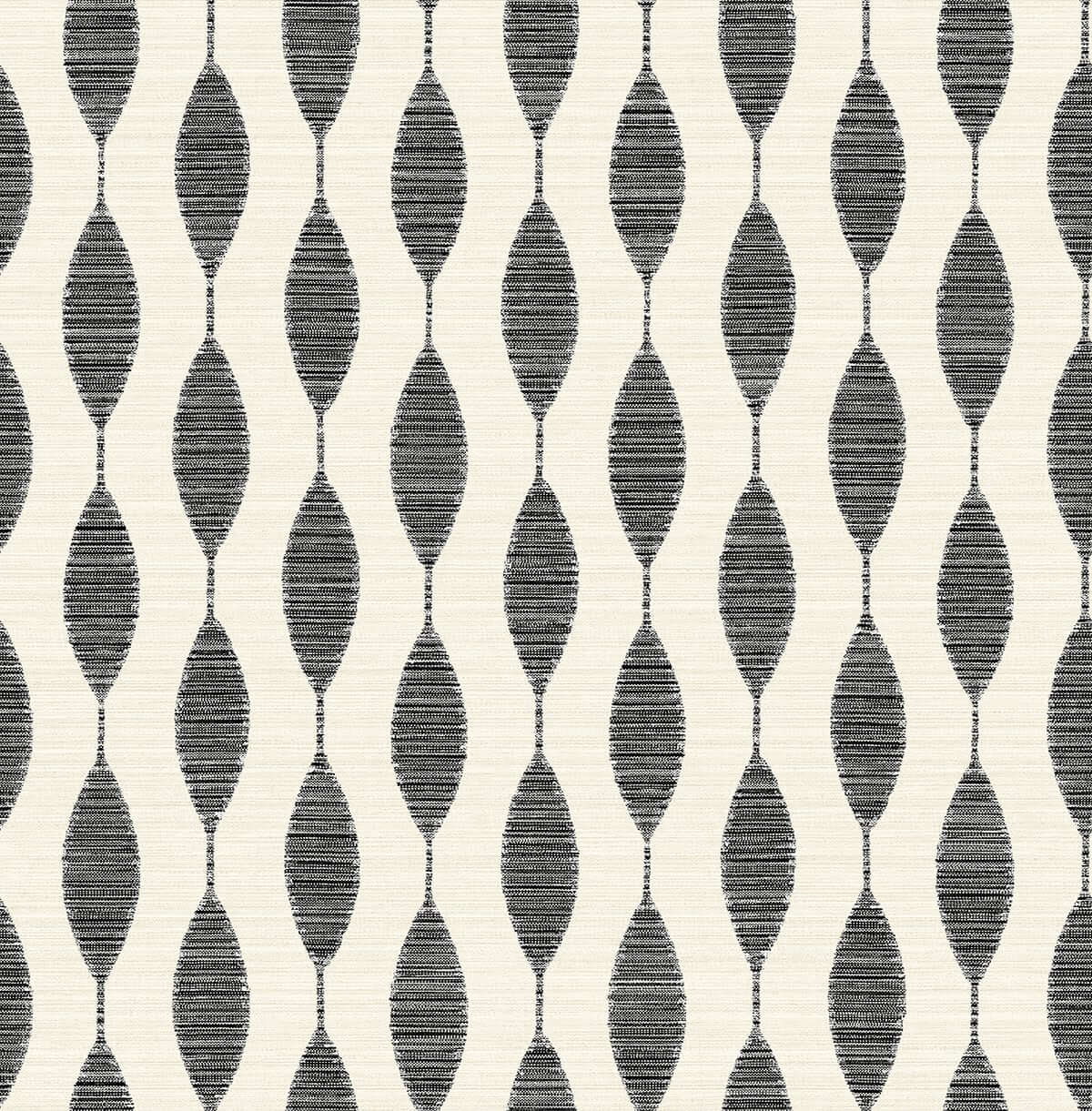 Stacy Garcia Home Ditto Peel & Stick Wallpaper - Black