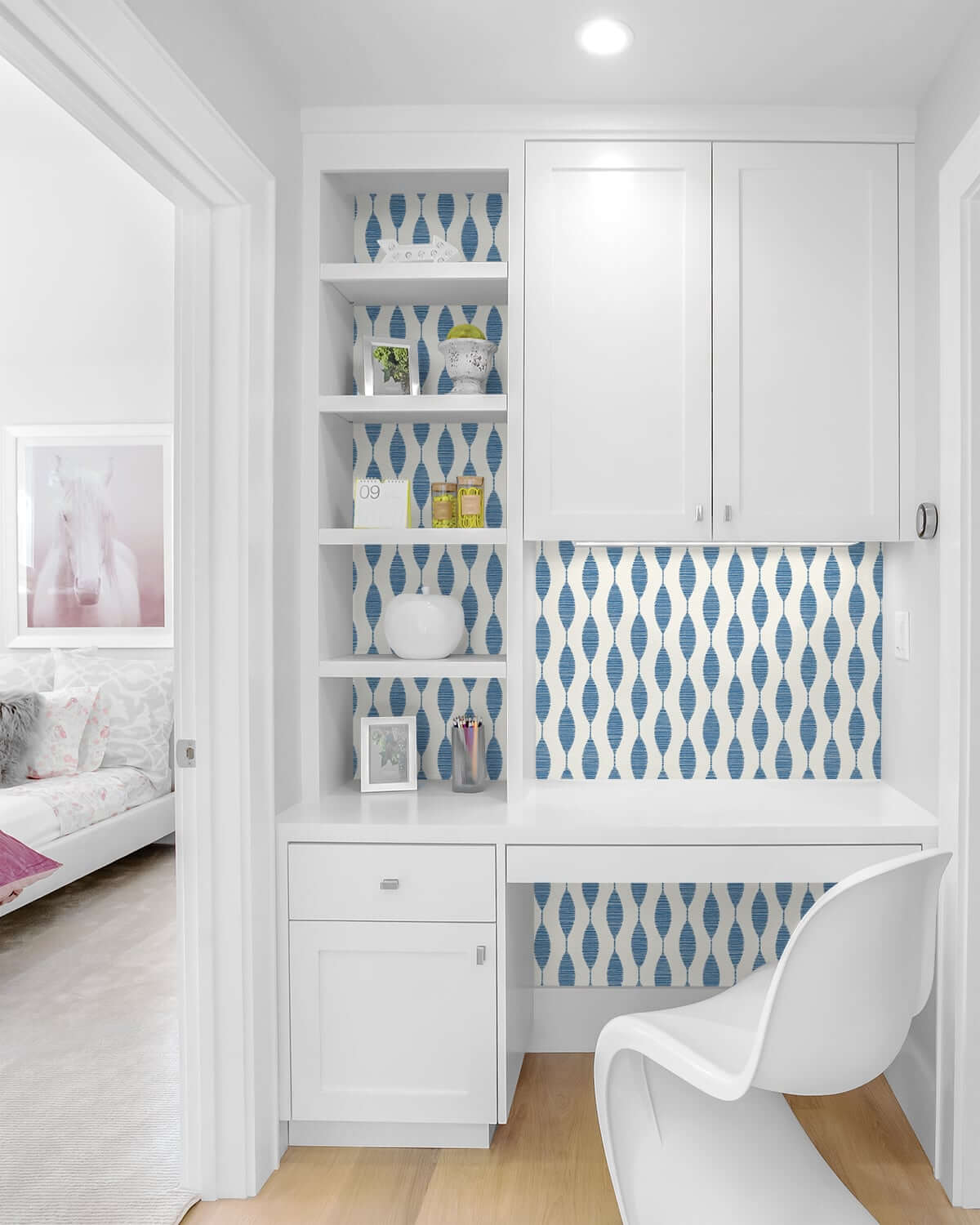 Stacy Garcia Home Ditto Peel & Stick Wallpaper Sample - Blue