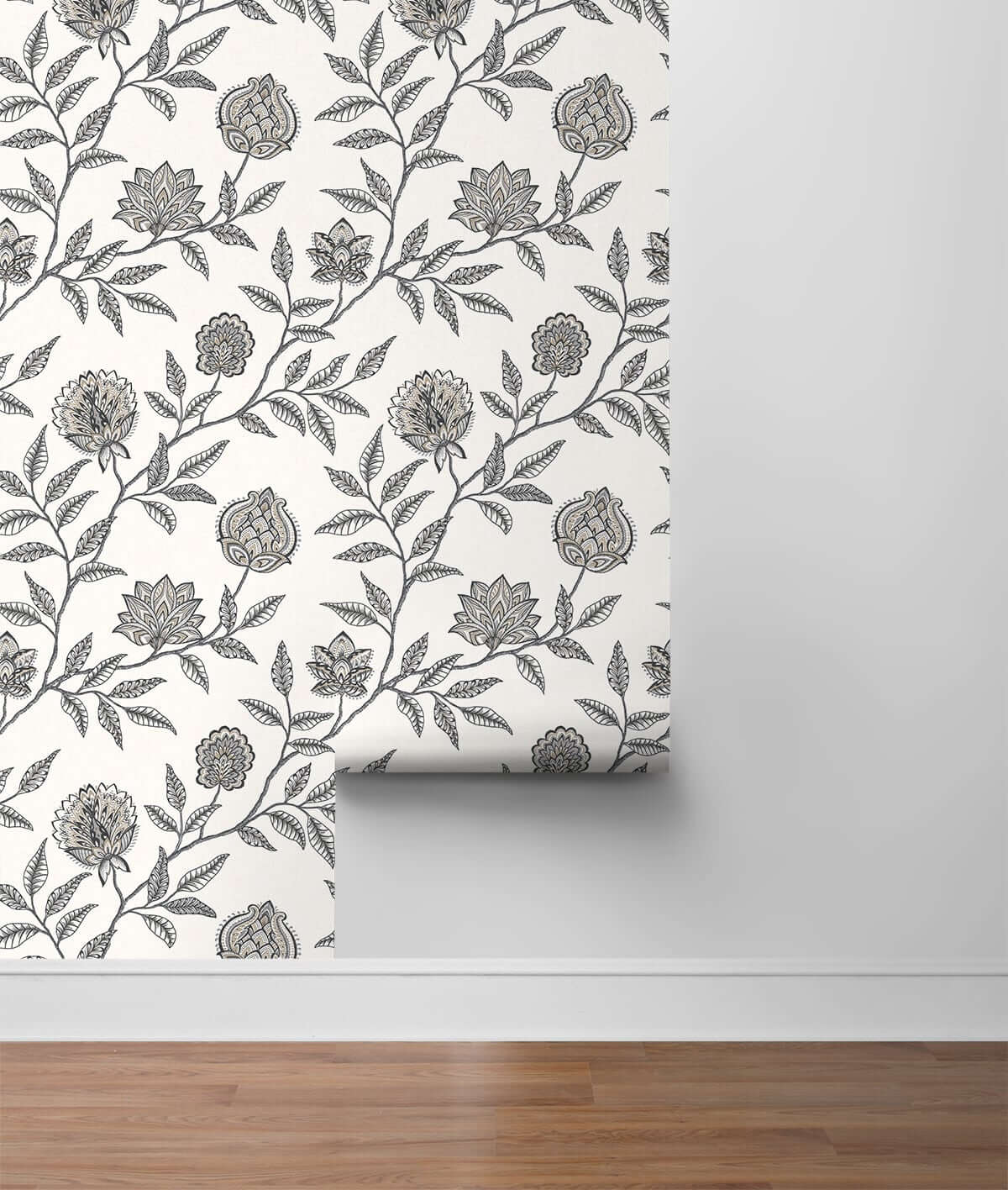 Stacy Garcia Home Jaclyn Peel & Stick Wallpaper Sample - Black