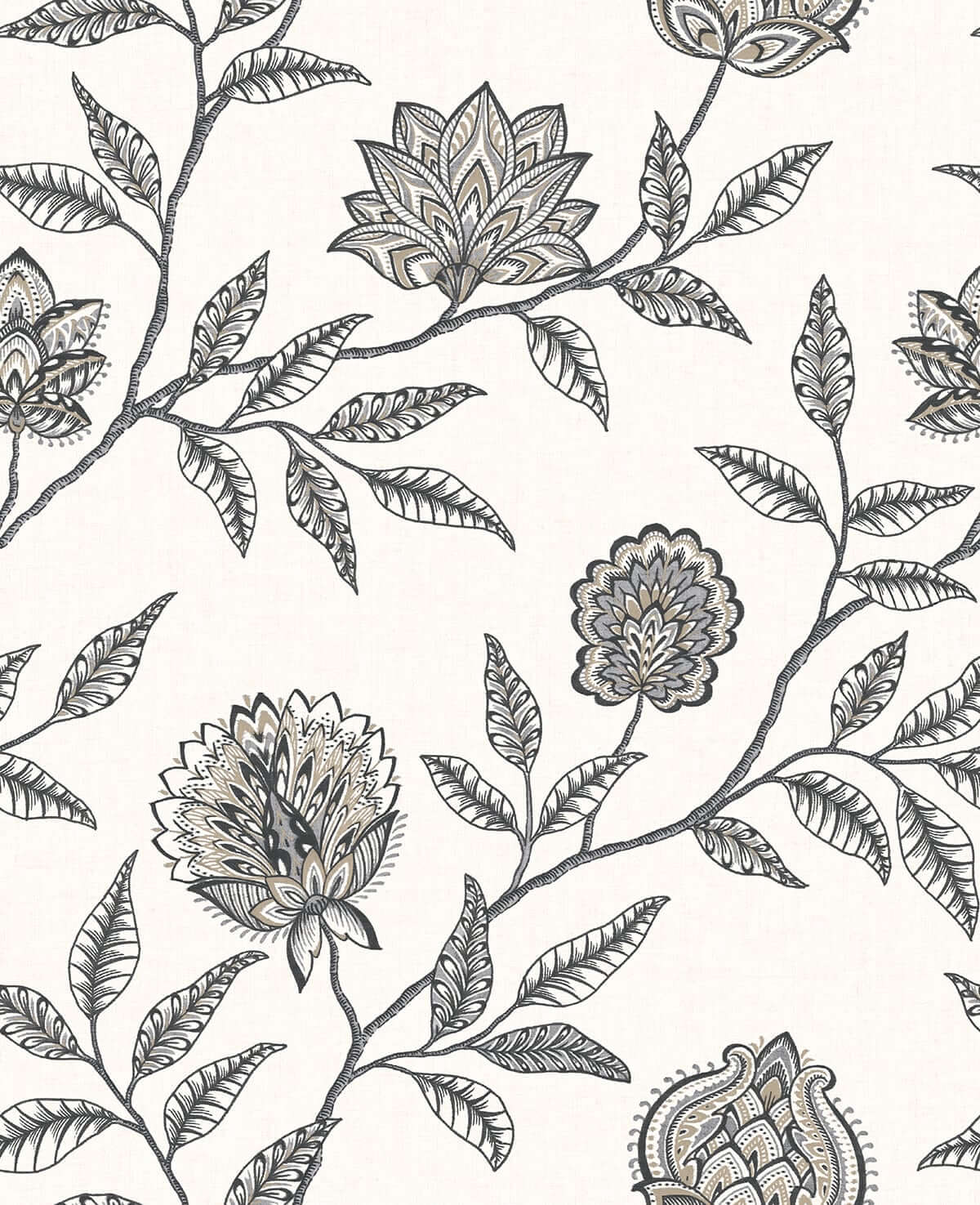 Stacy Garcia Home Jaclyn Peel & Stick Wallpaper Sample - Black
