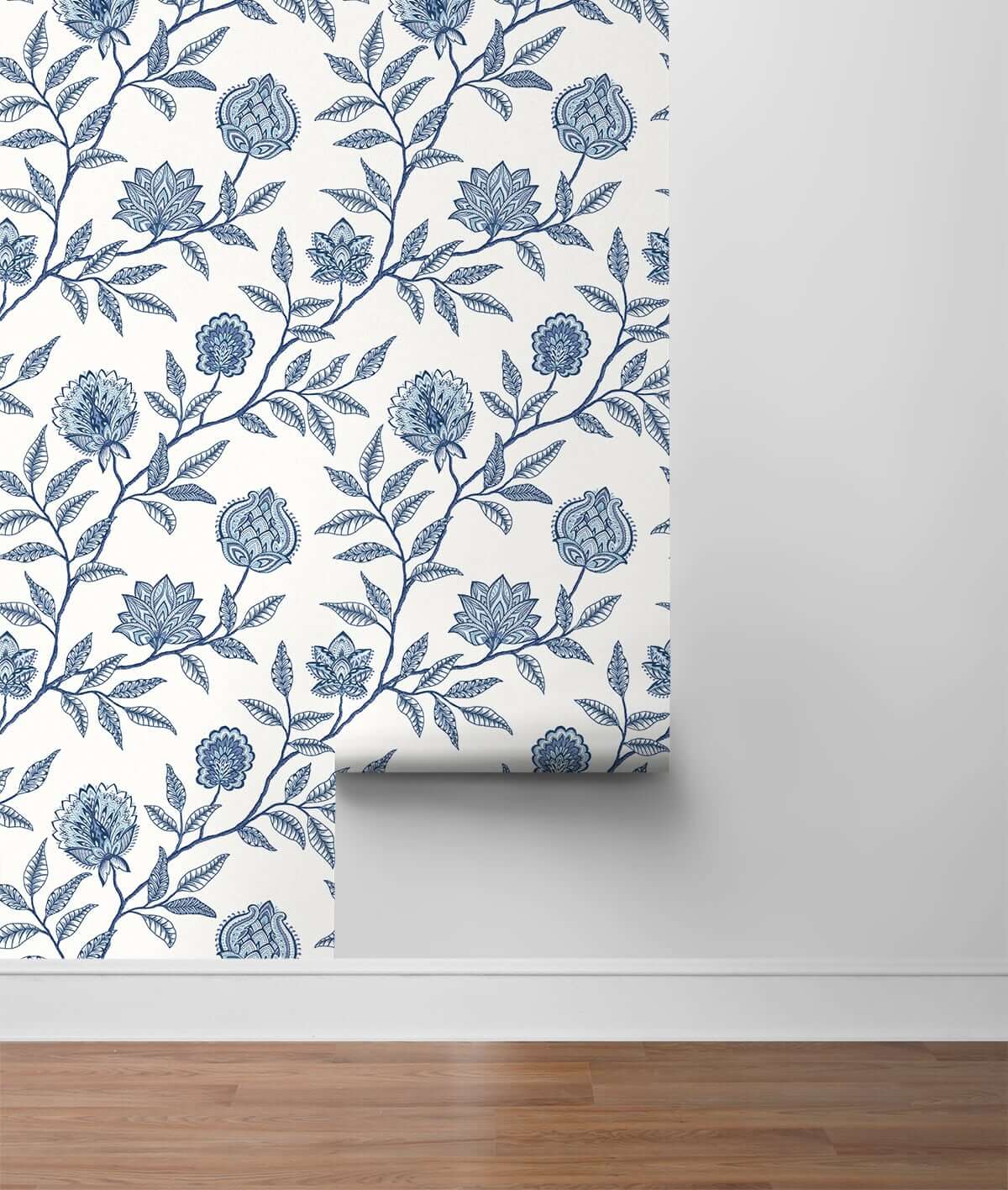 Stacy Garcia Home Jaclyn Peel & Stick Wallpaper Sample - Blue