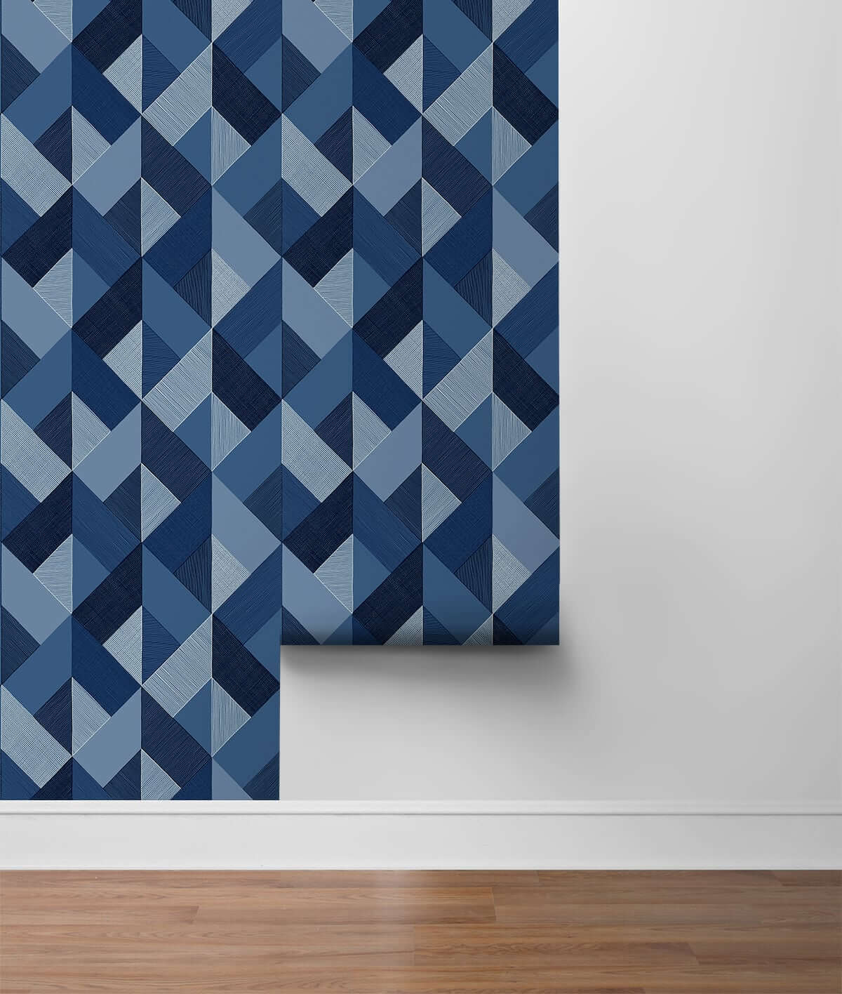 Stacy Garcia Home Marquetry Peel & Stick Wallpaper - Blue