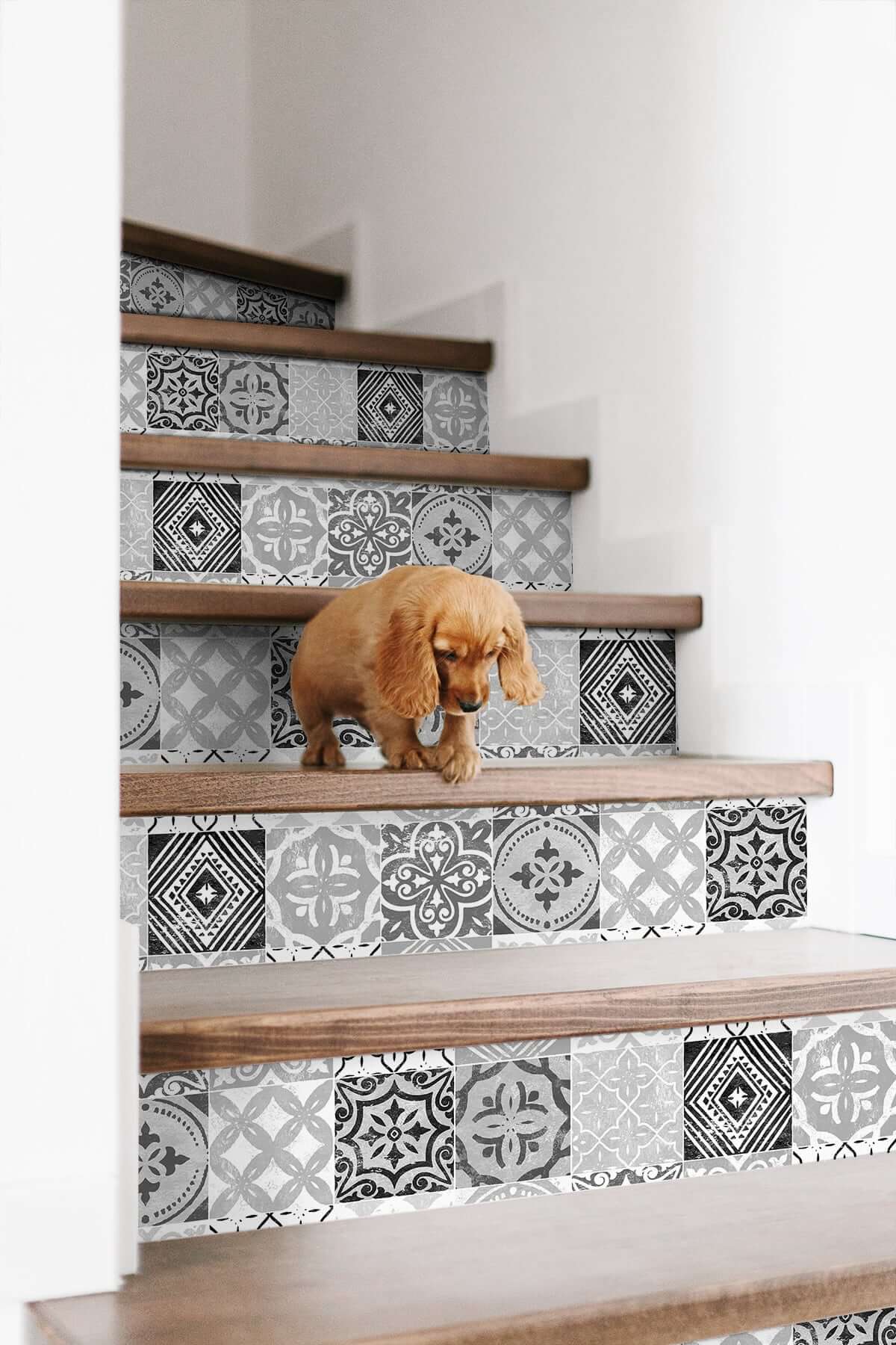Stacy Garcia Home Tilework Peel & Stick Wallpaper - Grey