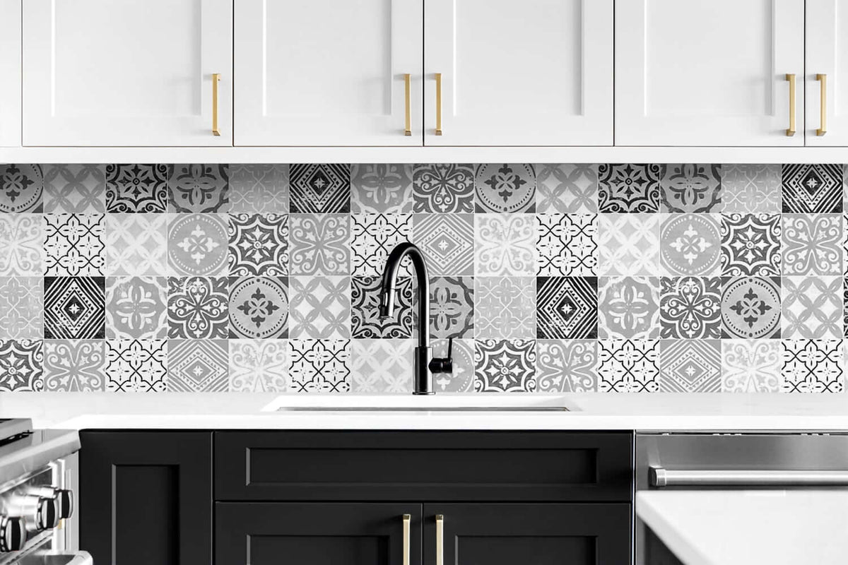 Stacy Garcia Home Tilework Peel & Stick Wallpaper - Grey