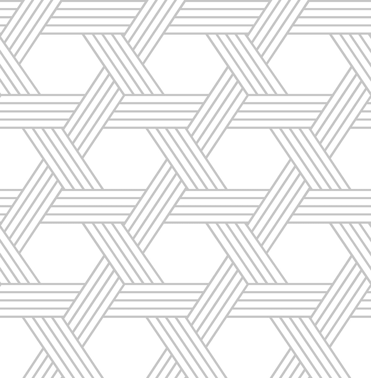 Scott Living Illusion Peel & Stick Wallpaper - Silver
