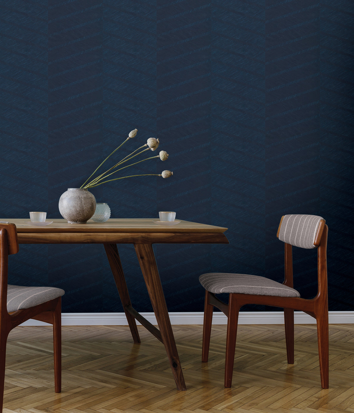 Scott Living Wayward Peel & Stick Wallpaper - Indigo