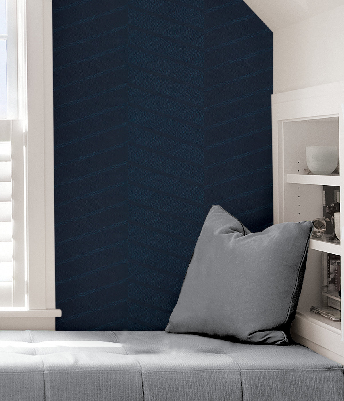 Scott Living Wayward Peel & Stick Wallpaper - Indigo