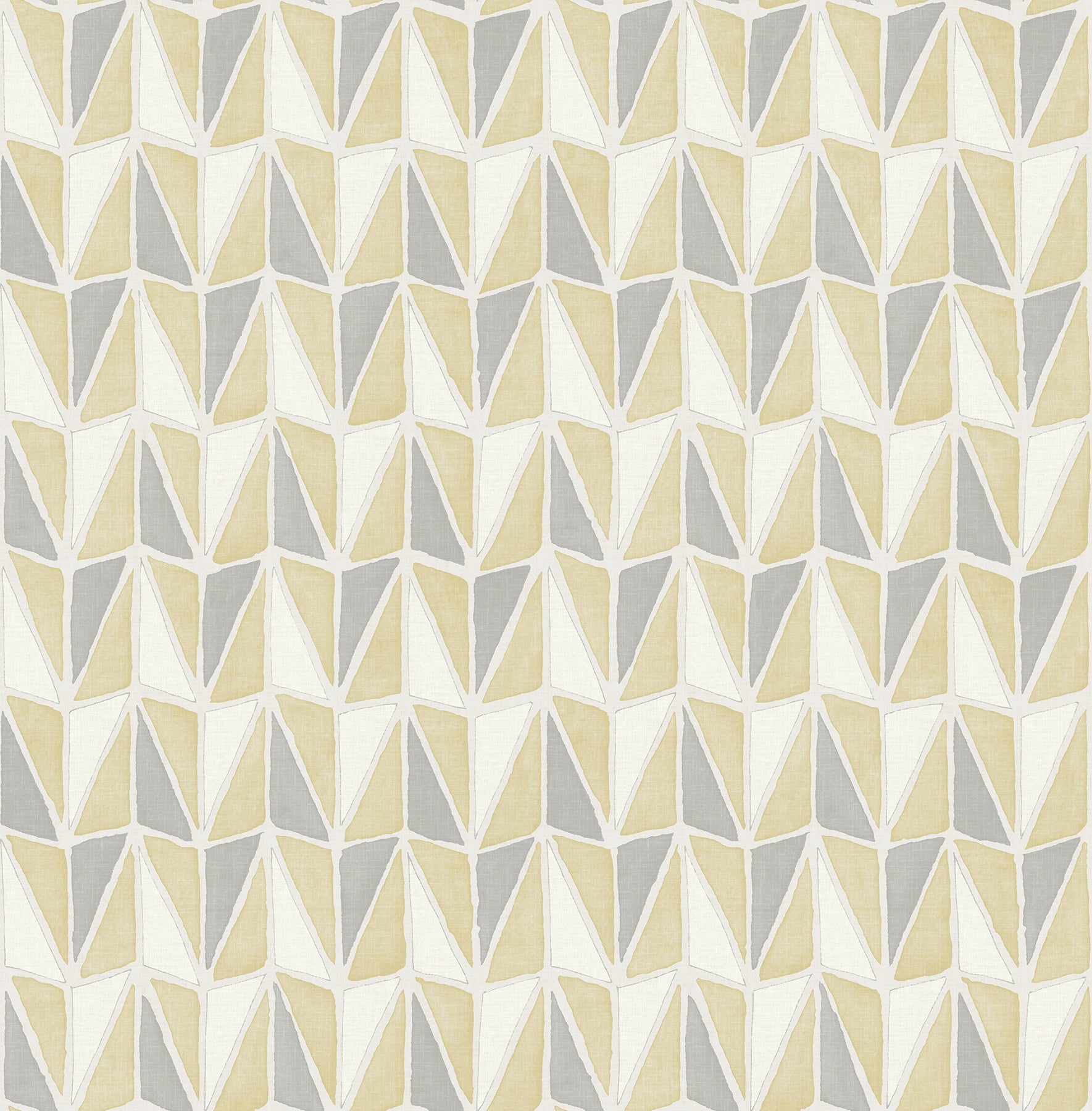 Zion Metallic Wallpaper in Grey and Gold - Wallpaper from I Love