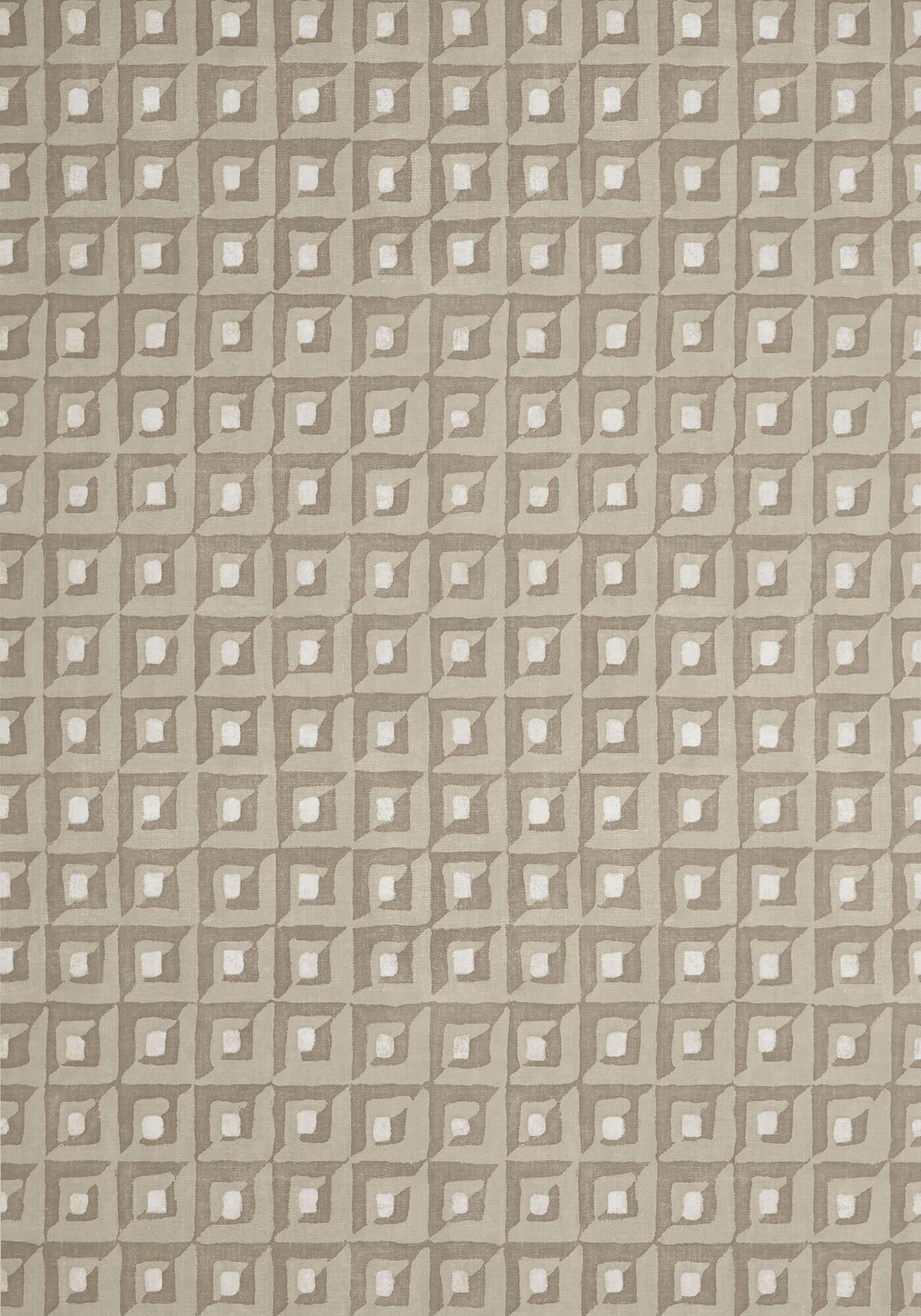 Thibaut Modern Resource 3 Square Dance Wallpaper - Taupe