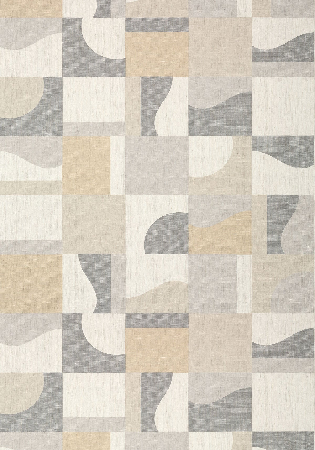 Thibaut Modern Resource 3 Colored Blocks Wallpaper - Beige