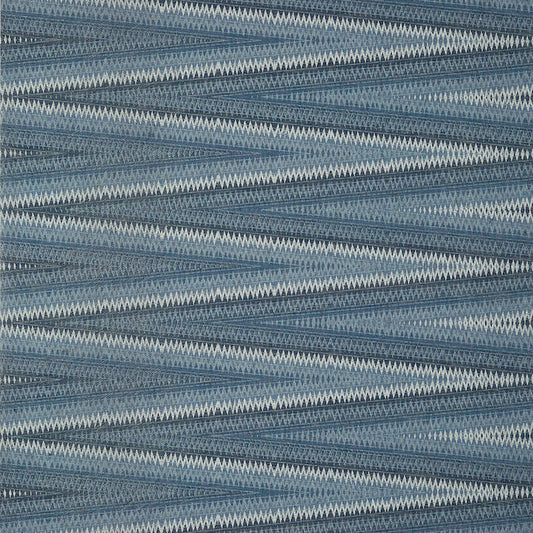Thibaut Mesa Moab Weave Wallpaper - Navy Blue