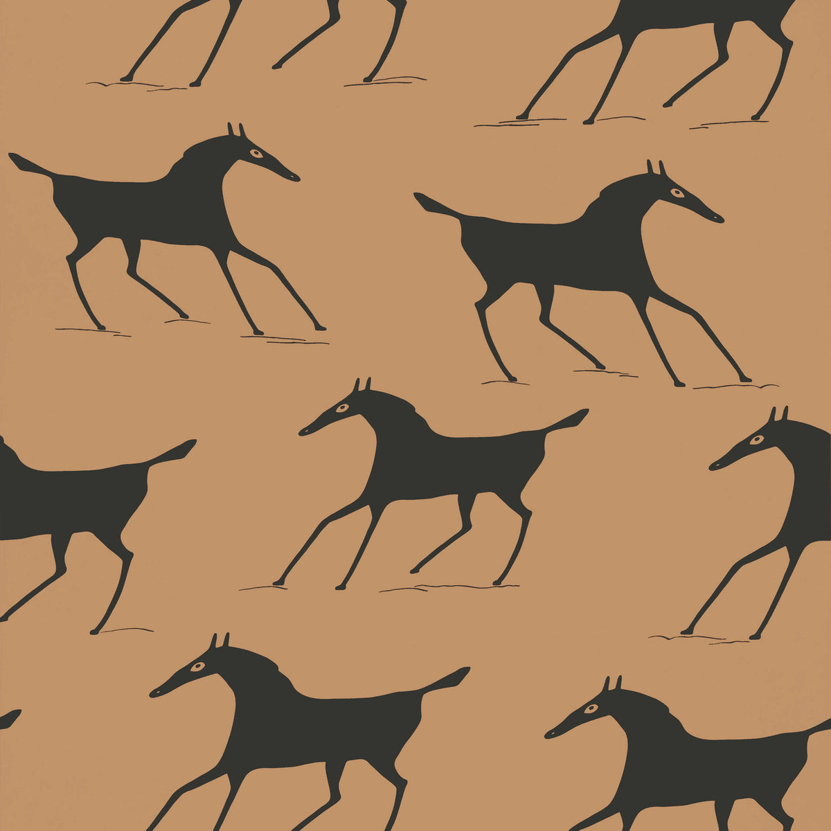 Thibaut Mesa Marlborough Downs Wallpaper - Clay