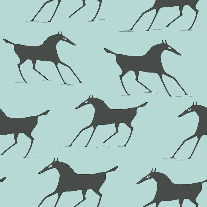 Thibaut Mesa Marlborough Downs Wallpaper - Spa Blue