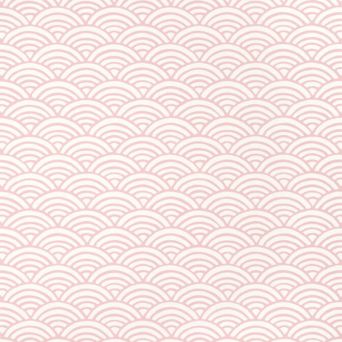 Thibaut Pavilion Maris Wallpaper - Blush