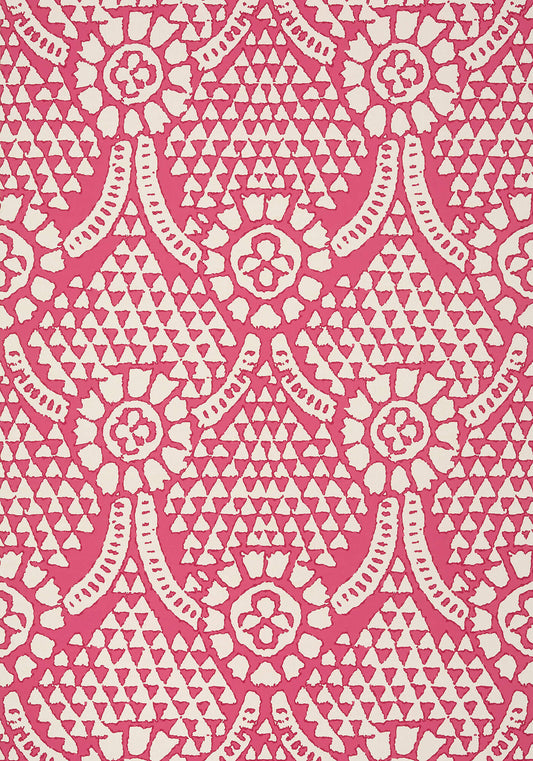Thibaut Canopy Chamomile Wallpaper - Pink