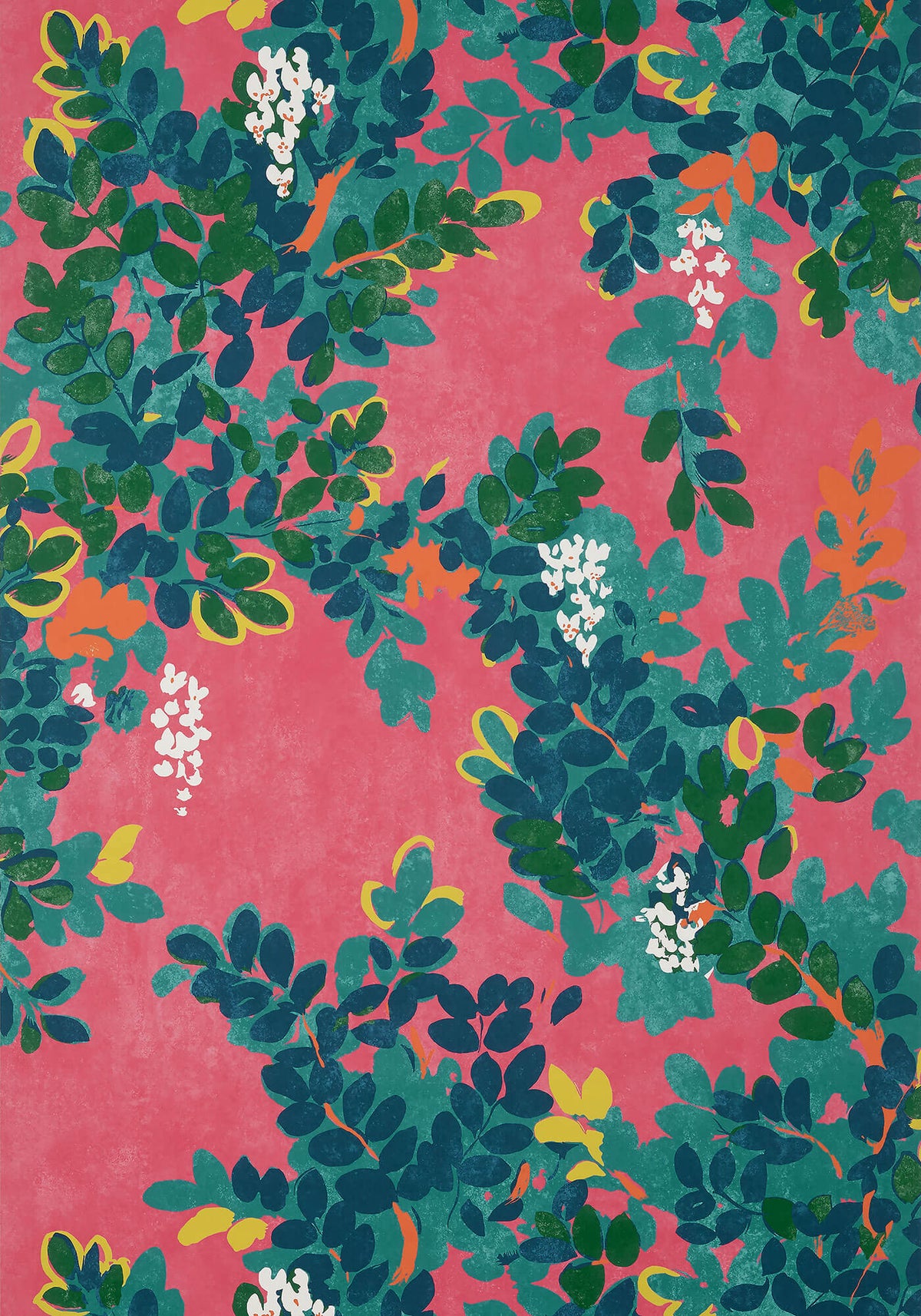 Thibaut Canopy Central Park Wallpaper - Pink