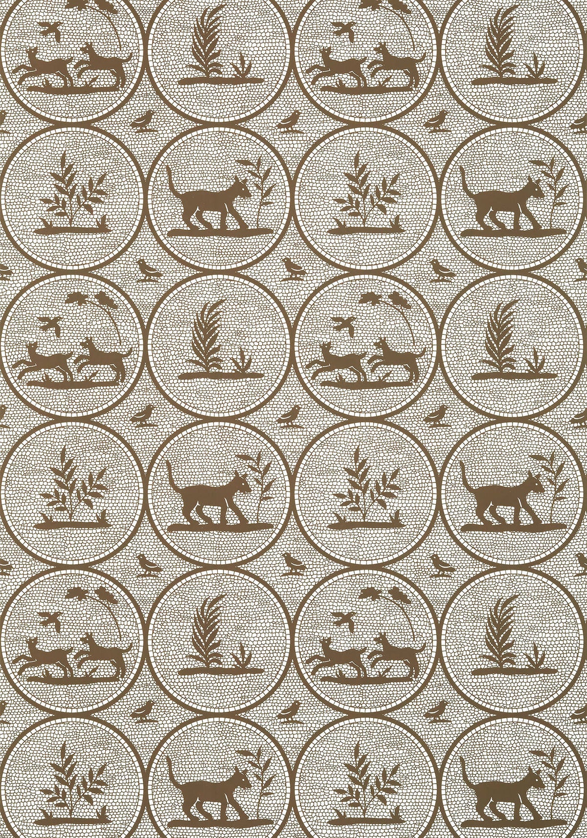 Thibaut Canopy Dooley Wallpaper - Brown