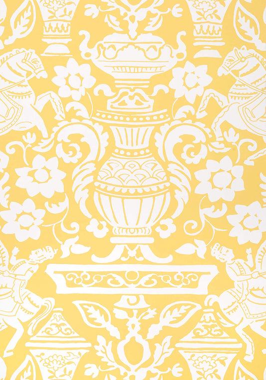 Thibaut Canopy Galway Wallpaper - Yellow