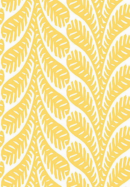 Thibaut Eden Ginger Wallpaper - Yellow