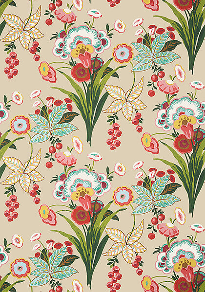 Thibaut Eden Pasadena Wallpaper - Cream