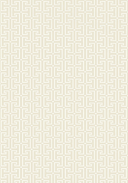 Thibaut Eden T Square Wallpaper Sample - Cream