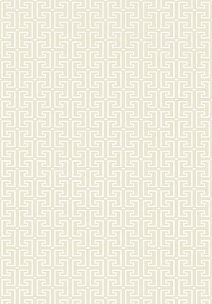Thibaut Eden T-Square Wallpaper - Cream