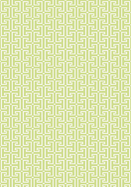 Thibaut Eden T-Square Wallpaper - Light Green
