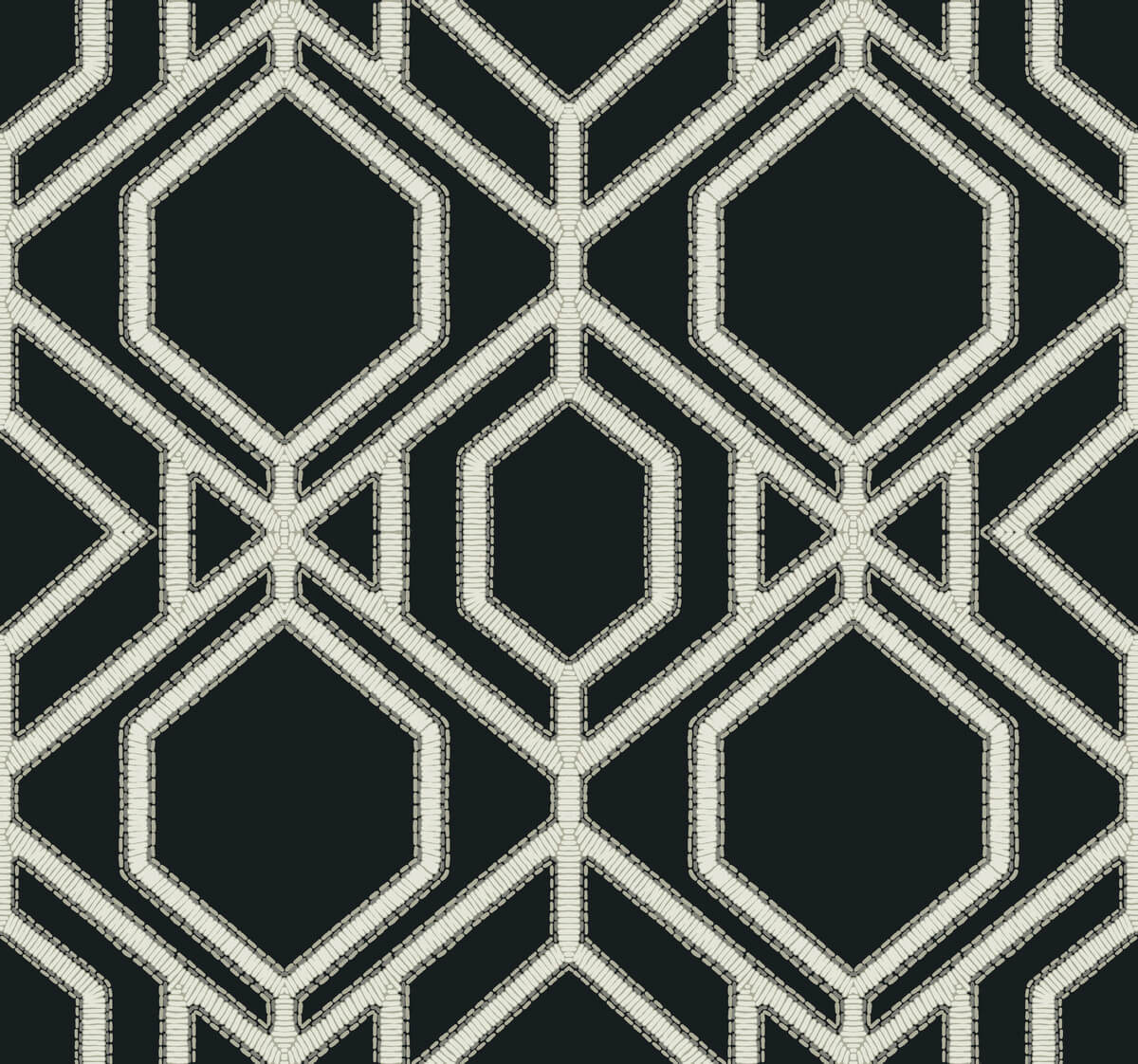 York Tropics Resource Library Sawgrass Trellis Wallpaper - SAMPLE