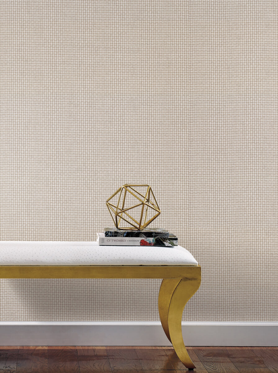 York Handpainted Traditionals Cottage Basket Wallpaper - Beige