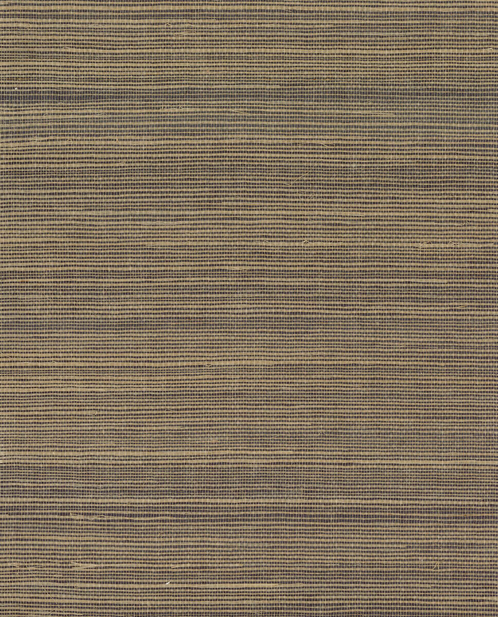 York Grasscloth Resource Library Multi Grass Wallpaper - Brown & Black