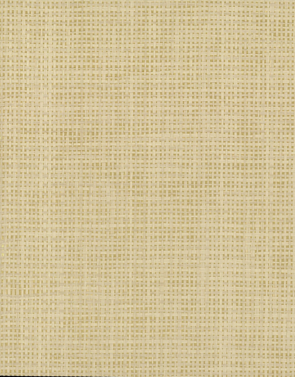 York Grasscloth Resource Library Woven Crosshatch Wallpaper - Beige & Gold