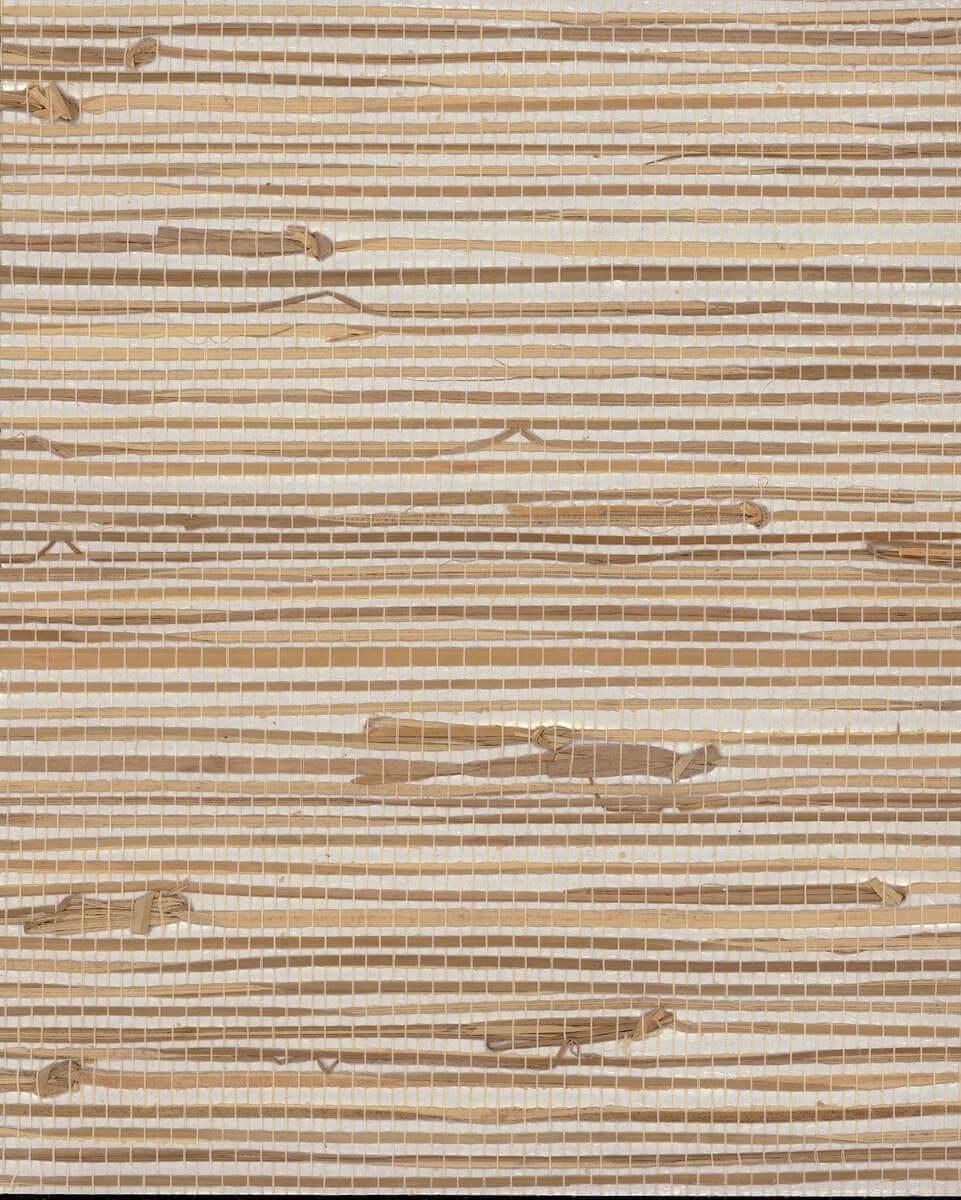 York Grasscloth Resource Library River Grass Wallpaper - Metallic Beige