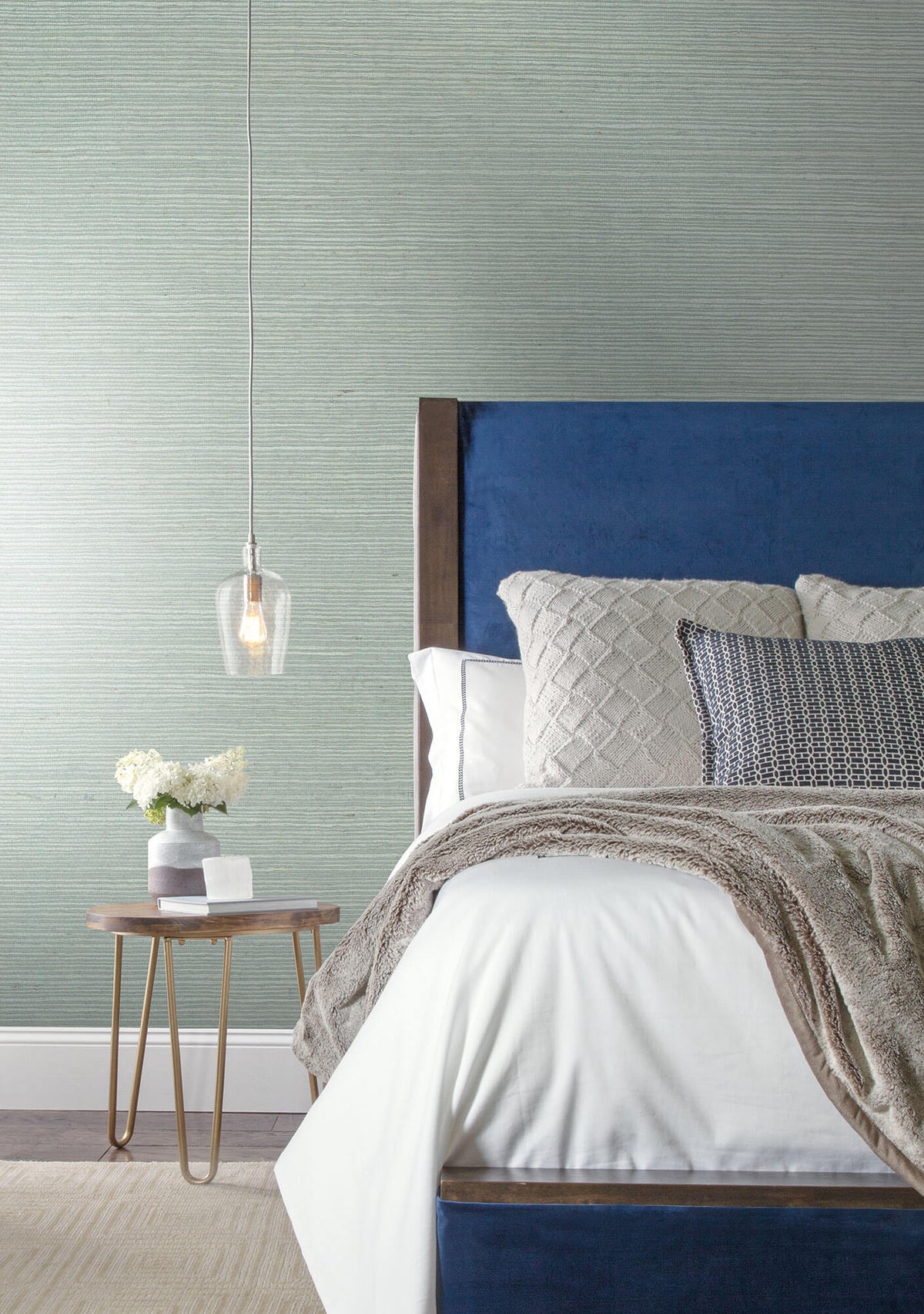 York Grasscloth Resource Library Sisal Wallpaper - Pale Green