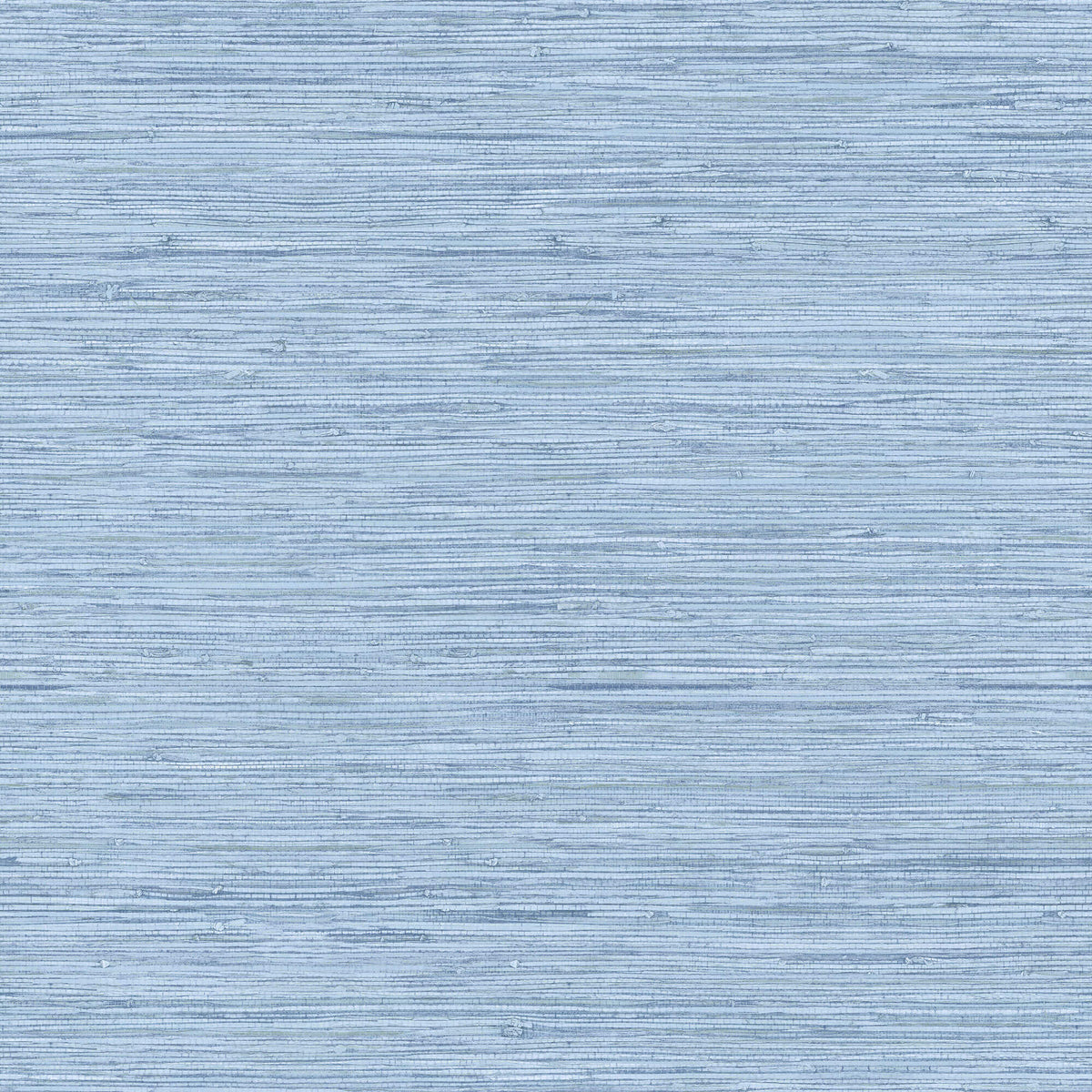 York Ashford Tropics Faux Grasscloth Wallpaper - Denim Blue