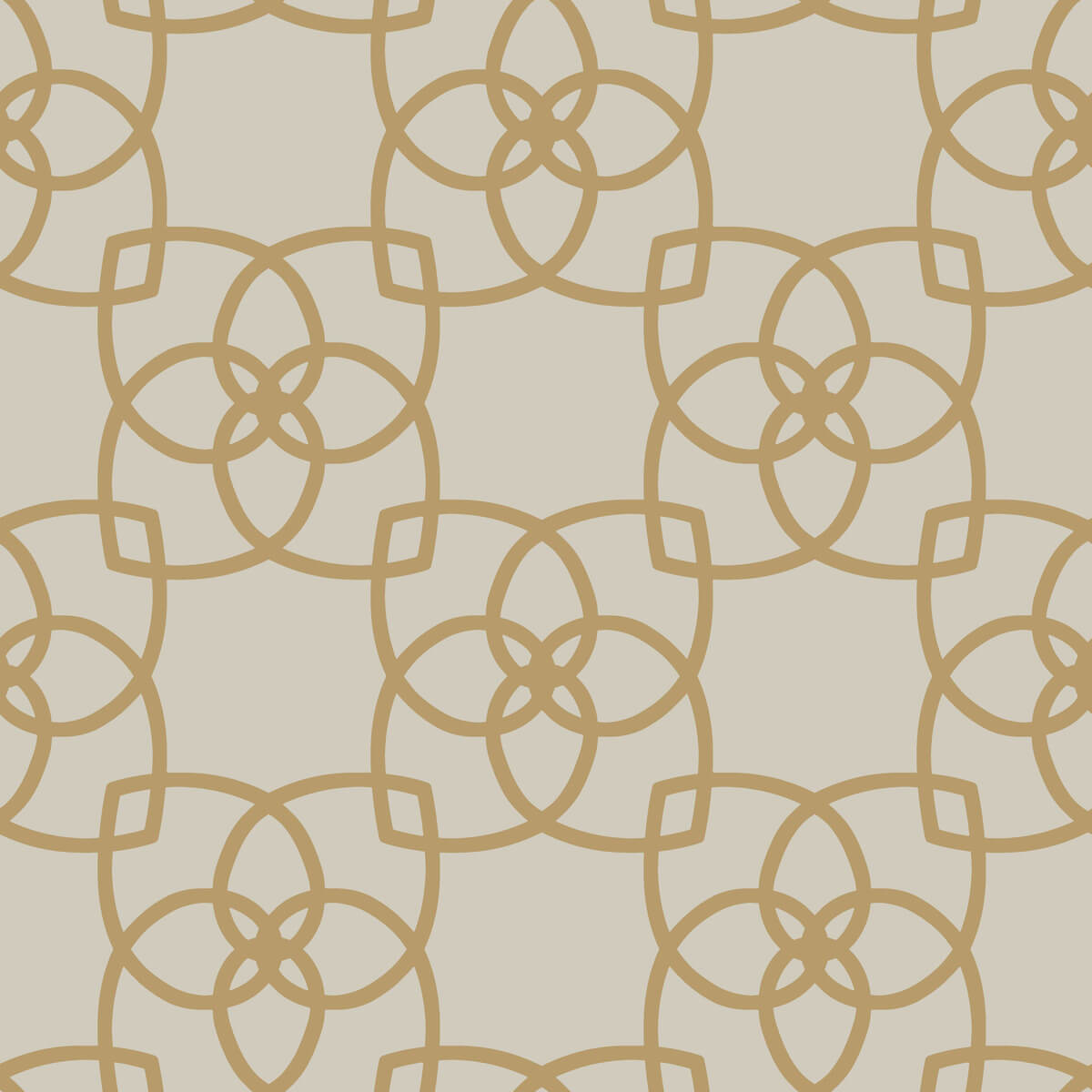 Antonina Vella Dazzling Dimensions Serendipity Wallpaper - Cream & Gold