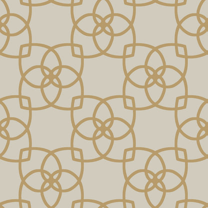 Antonina Vella Dazzling Dimensions Serendipity Wallpaper - Cream & Gold