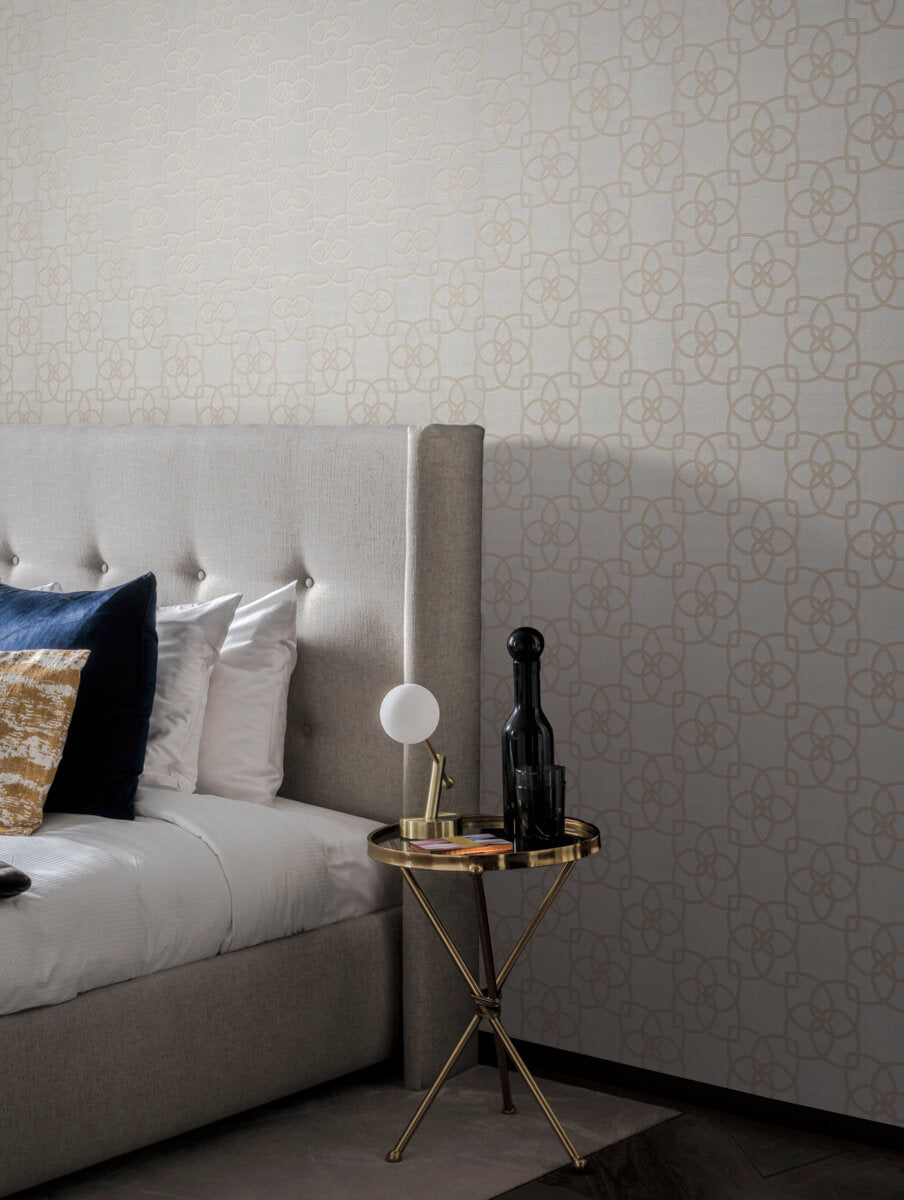 Antonina Vella Dazzling Dimensions Serendipity Wallpaper - Rose Gold