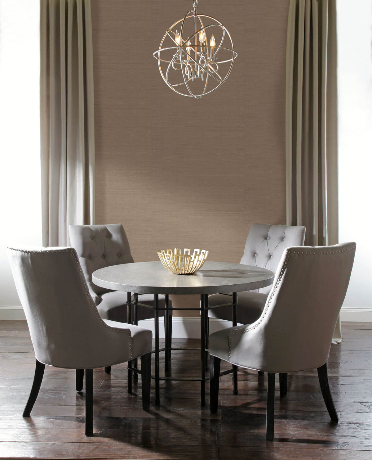 York Grasscloth Resource Library Shining Sisal Wallpaper - Tan