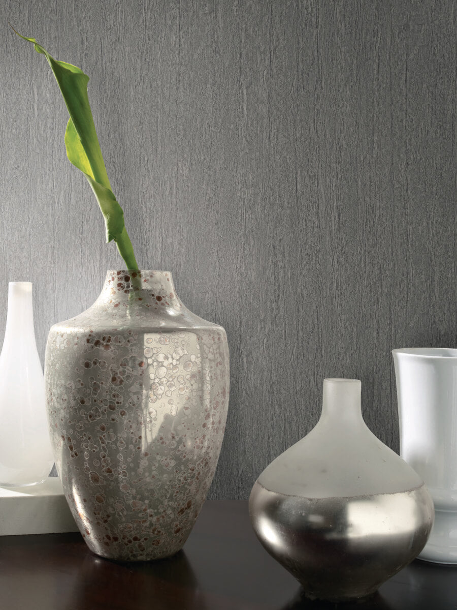 Antonina Vella Dazzling Dimensions Natural Texture Wallpaper - Gray